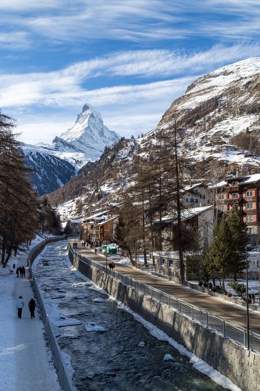 Apartament Studio Castor Zermatt Zewnętrze zdjęcie